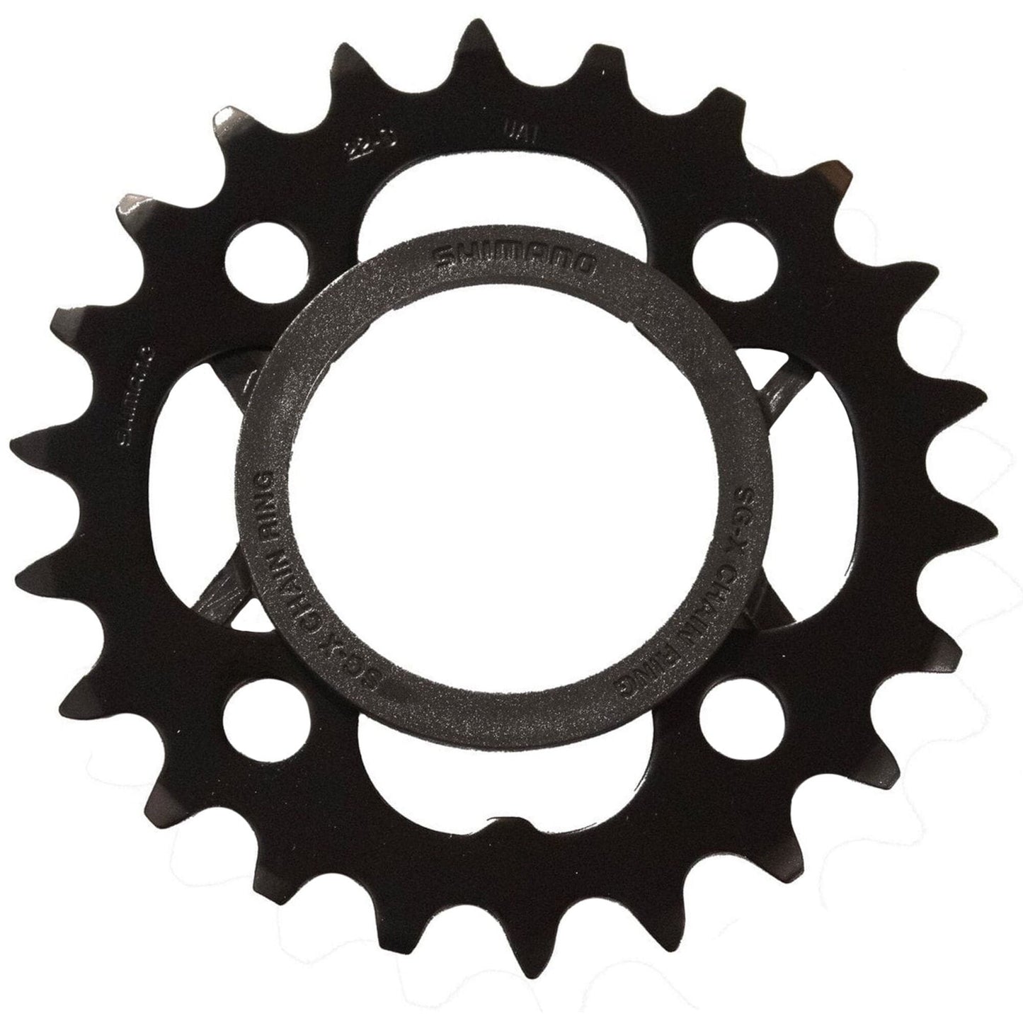 Shimano Acera FC-M391 Acera 9 speed inner chainring, 22T, black with chain protector