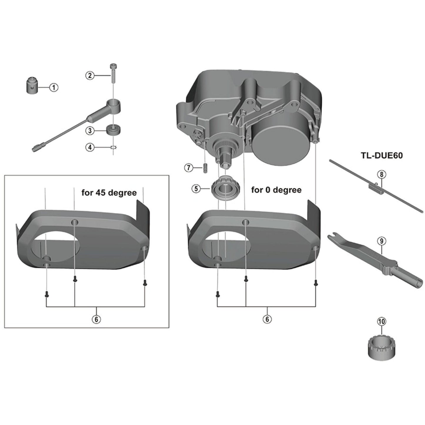 Shimano Spares DU-E6000 lock ring