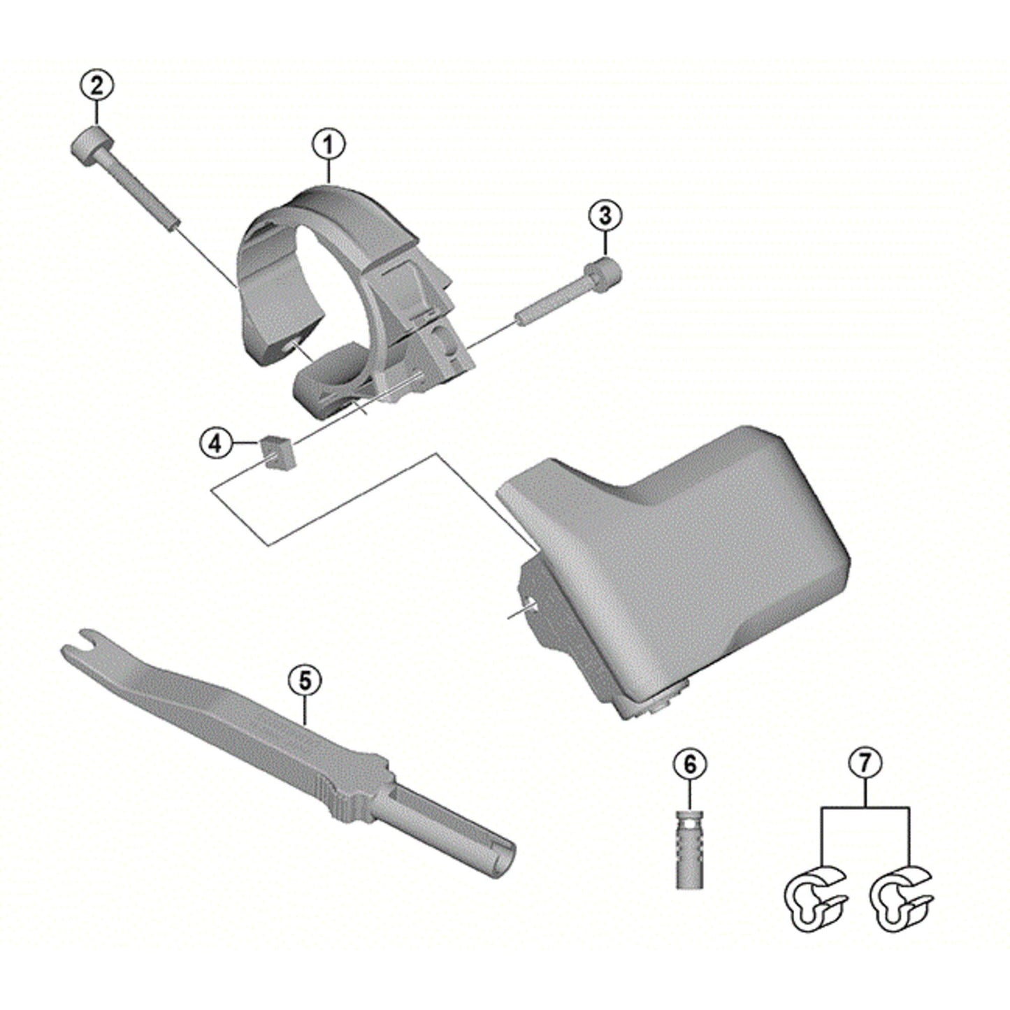 Shimano Spares SC-E8000 Case Fixing Bolt