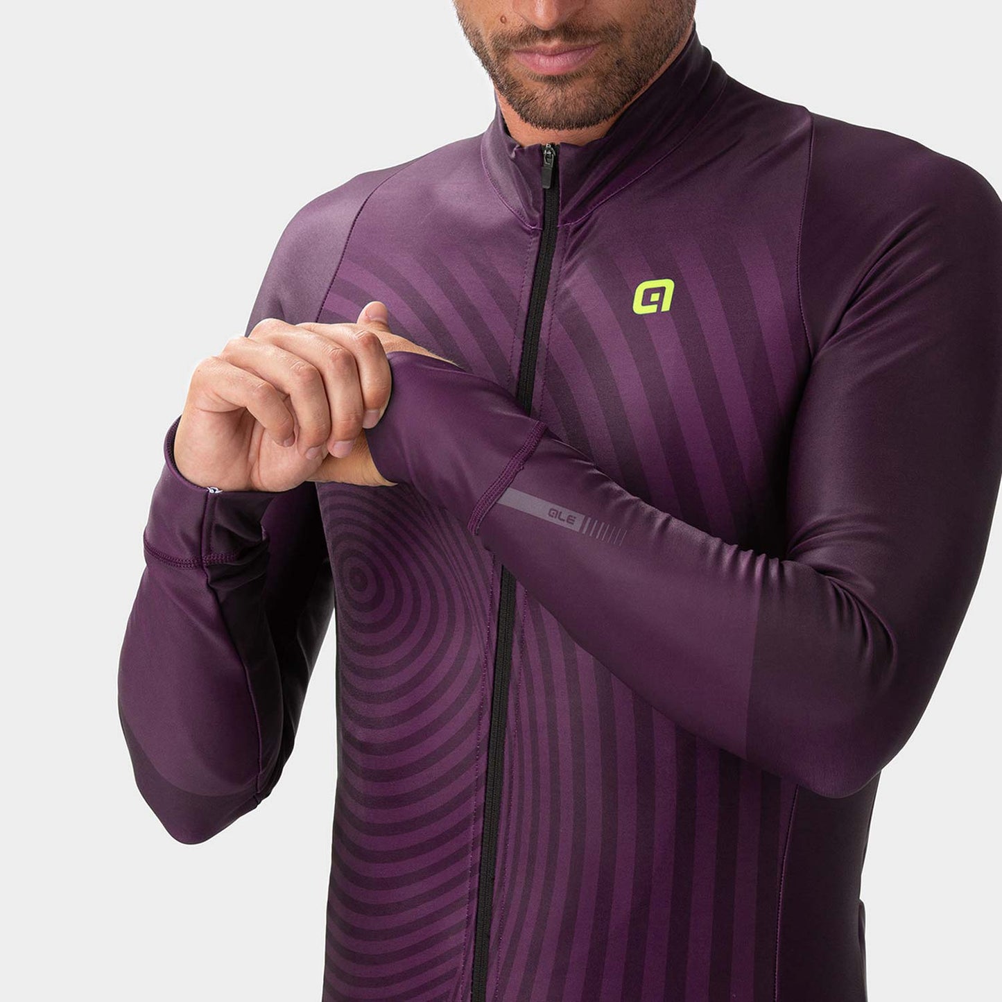 Ale Clothing Green Digital PR-R Long Sleeved Jersey