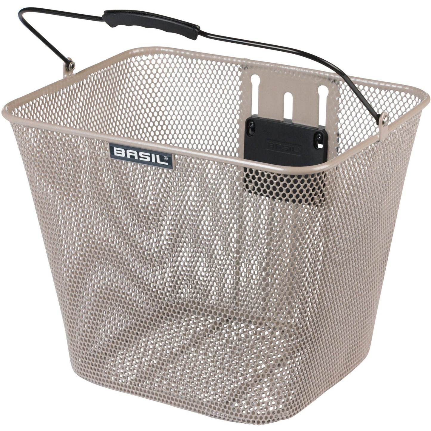 Basil Bilbao Front Bicycle Basket KF nude metallic
