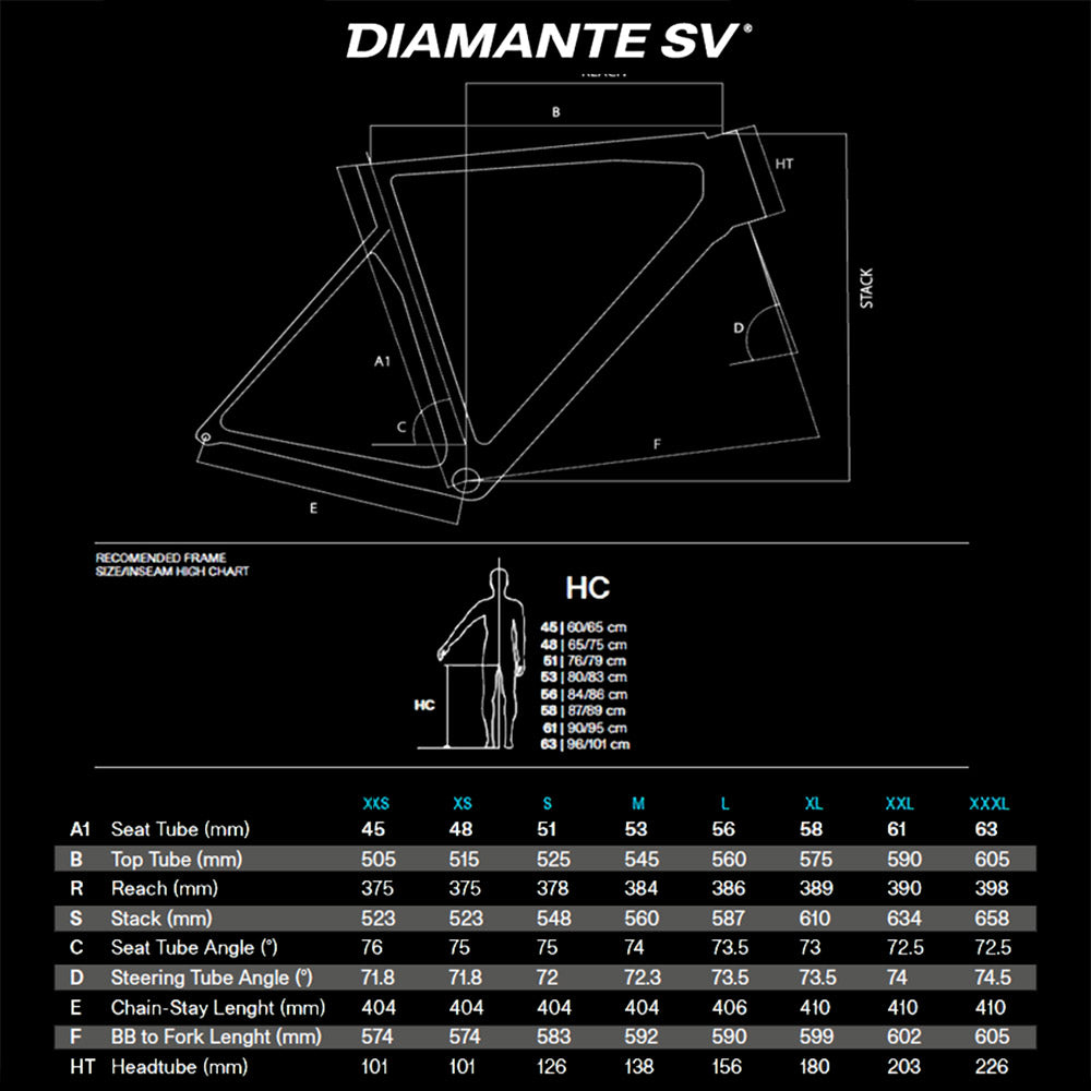 Basso Bikes Diamante SV Frameset Aurora