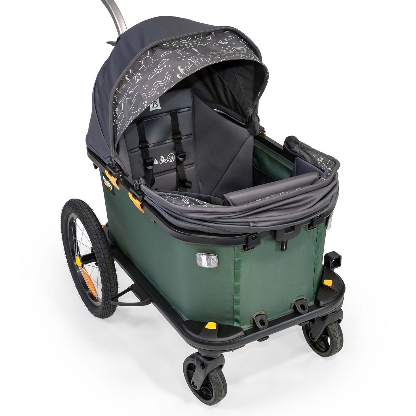 Burley Hopper Seat Insert and Sunshade Kit