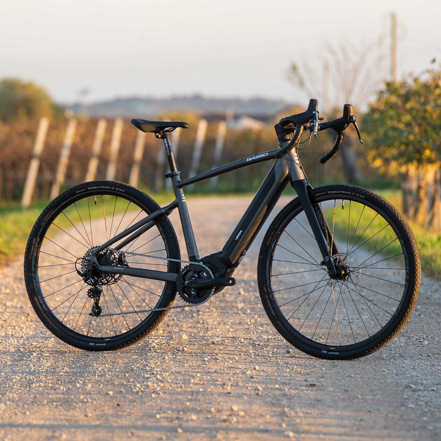 Basso Bikes Vega Alu Gravel GRX Black E-Bike