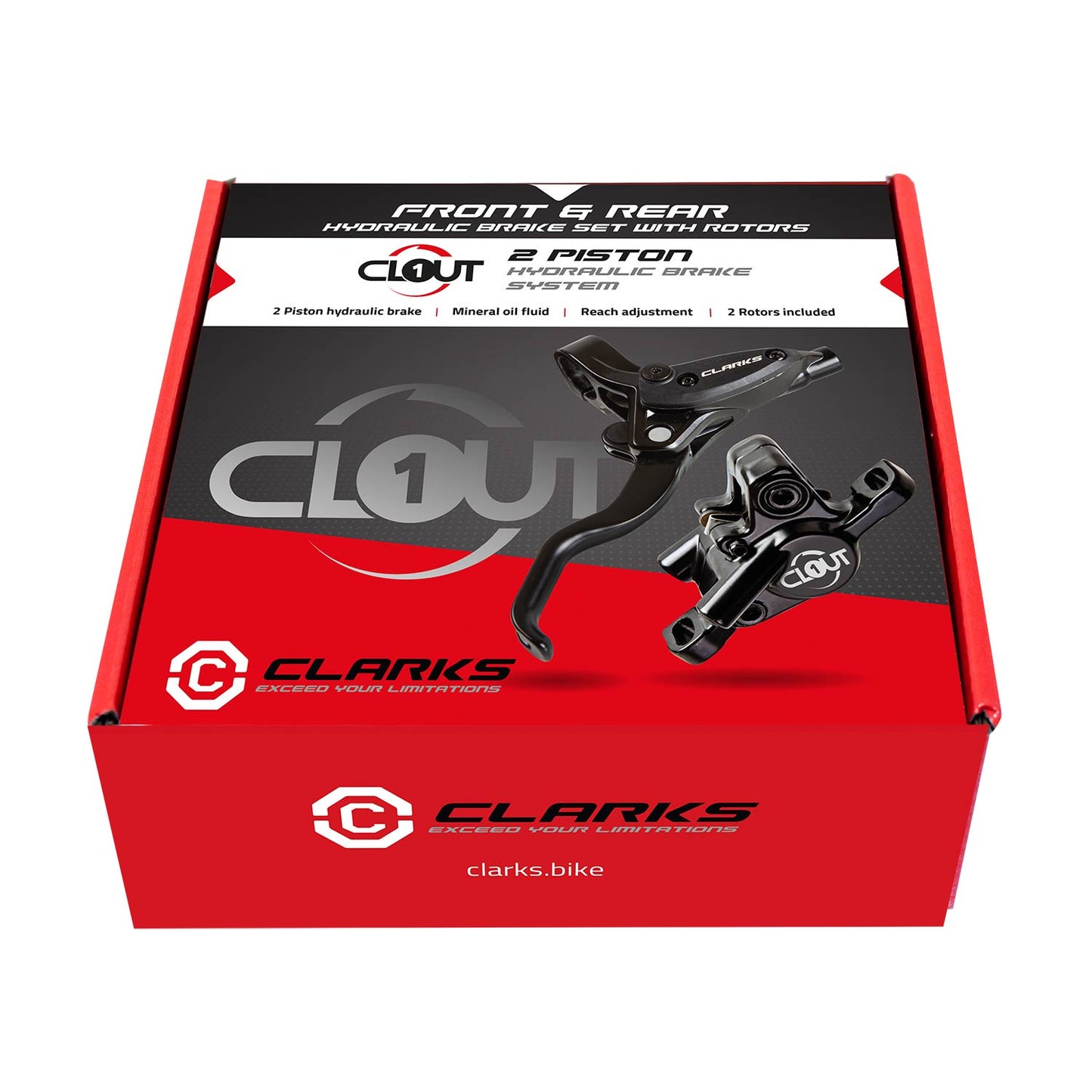 Clarks Clout Hydraulic Disc Brake Set