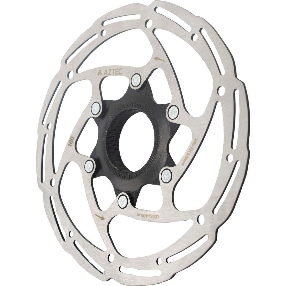Aztec Core Stainless Steel Centre-Lock Disc Rotor - 160 mm