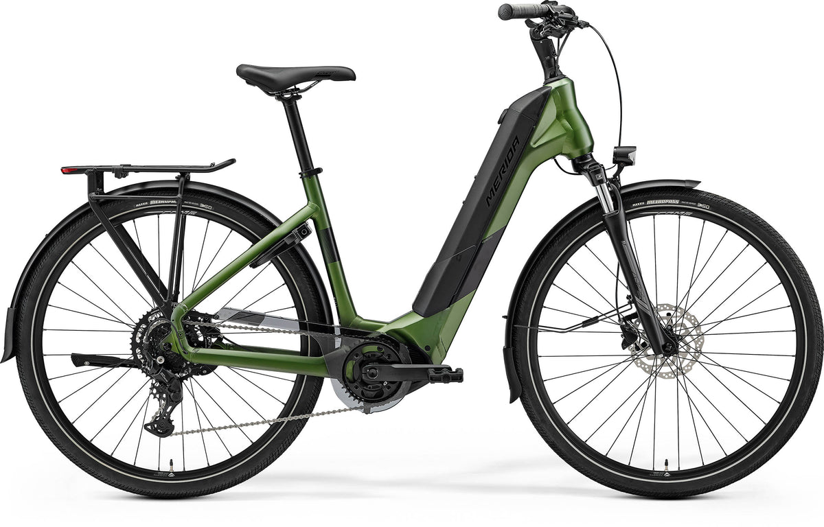 Merida eSpresso City 400 EQ - Silk Fog Green (Black) - MY26