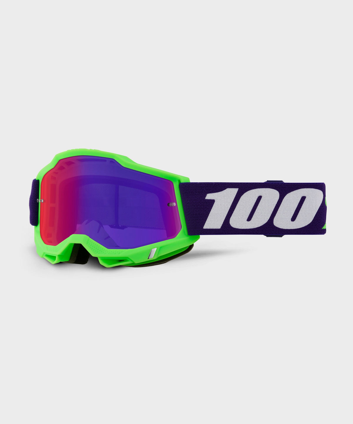 100% ACCURI 2 Goggle One Size Fits All / Satisfy Purple Mirror Lens