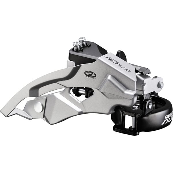 Shimano Altus FD-M370 Altus 9-speed front derailleur, top swing, dual-pull