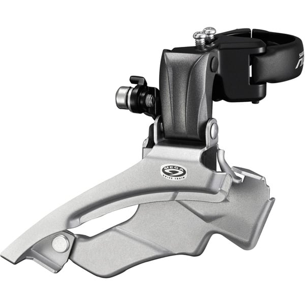 Shimano Altus FD-M371 Altus MTB 9-speed front derailleur, conventional swing, dual-pull
