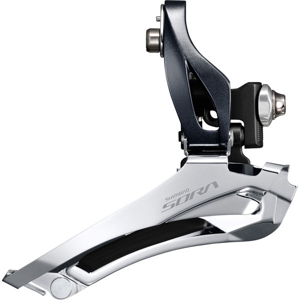 Shimano Sora FD-R3000 Sora 9-speed front derailleur, double braze-on