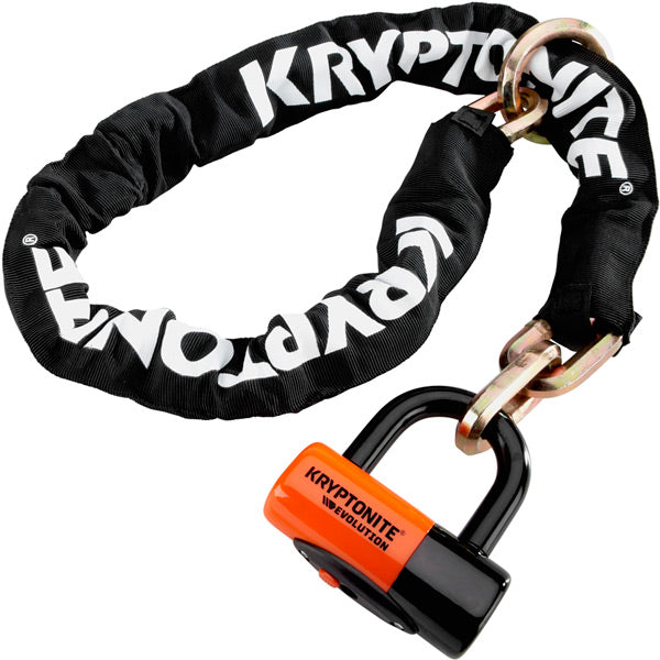 Kryptonite New York Cinch (12 mm / 130 cm) - with Evo Series 4 Disc Lock Sold Secure Gold