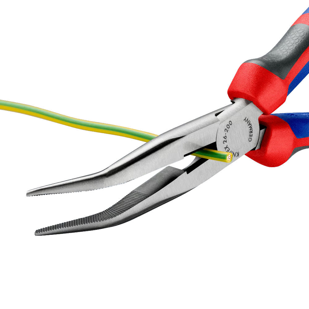 KNIPEX 26 22 200 Snipe Nose Side Cutting Pliers 200mm
