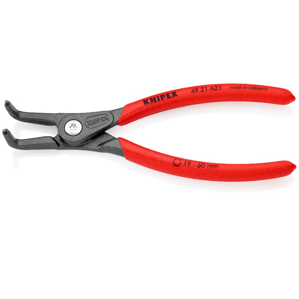KNIPEX 49 21 A21 Precision Angled External Circlip Pliers 165mm