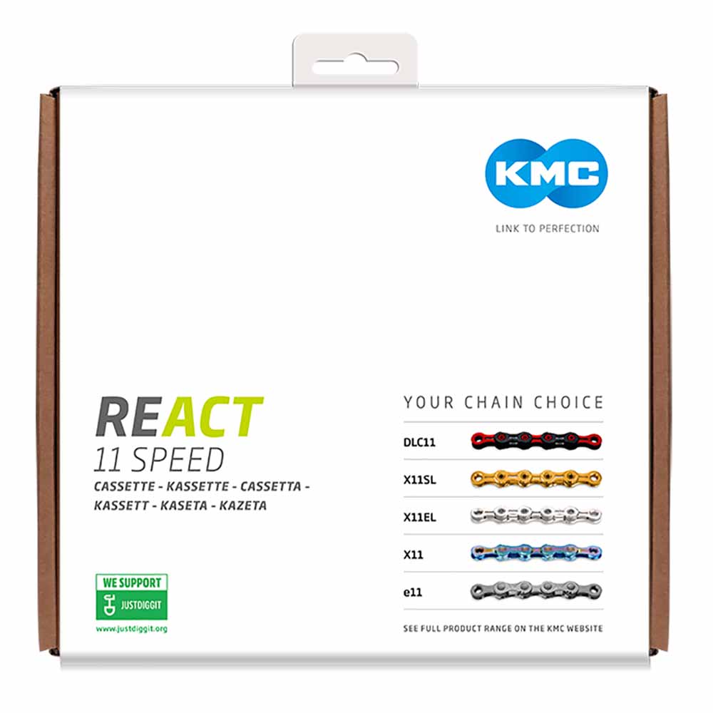 KMC REACT X11 Black Cassette