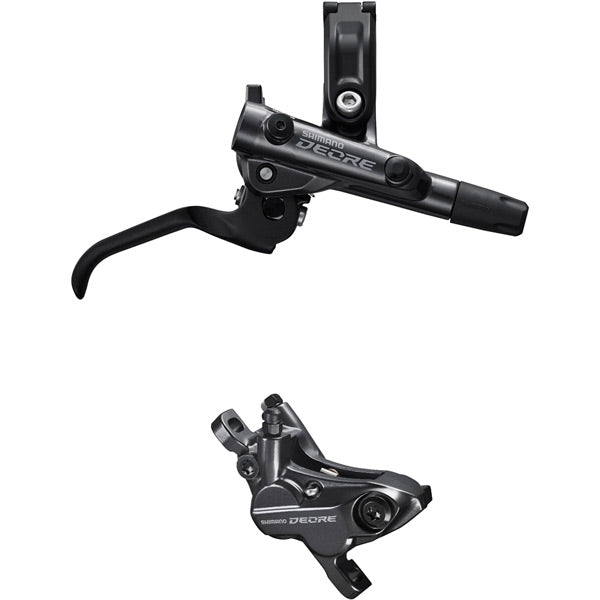 Shimano Deore BR-M6120/BL-M6100 Deore bled brake lever/post mount 4 pot calliper