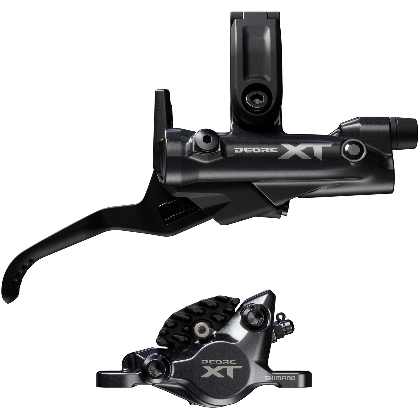 Shimano Deore XT BR-M8200/BL-M8200 XT 2 pot bled brake lever/post mount calliper, front right
