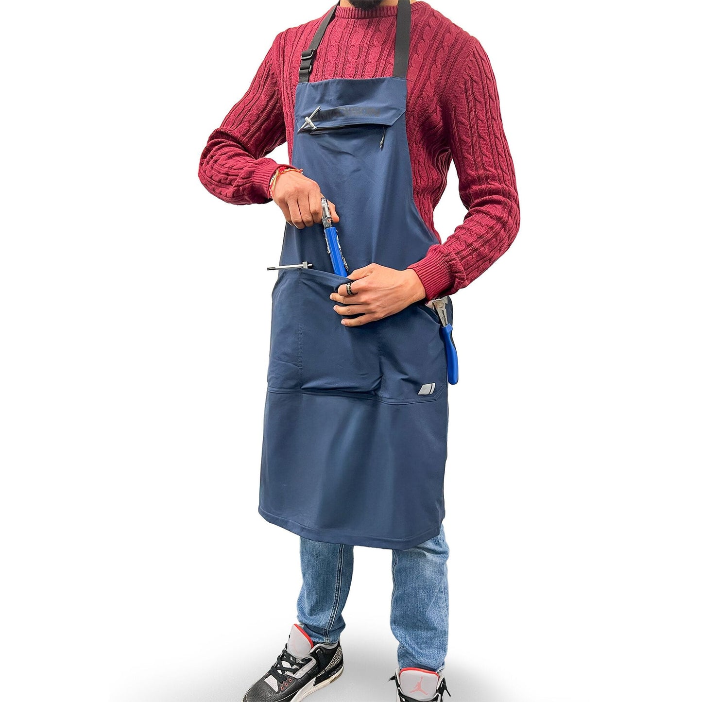 Madison Roam Workshop Apron - blue