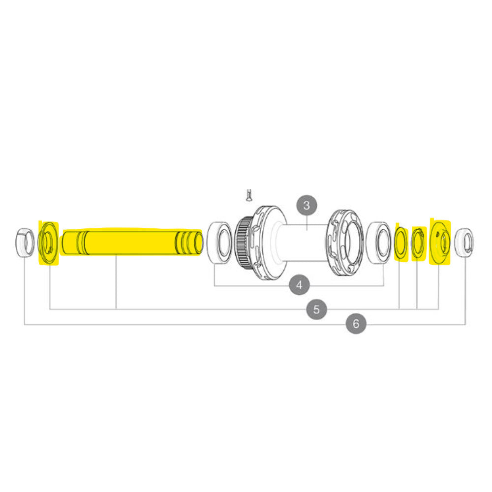 Mavic QRM Axle Kits
