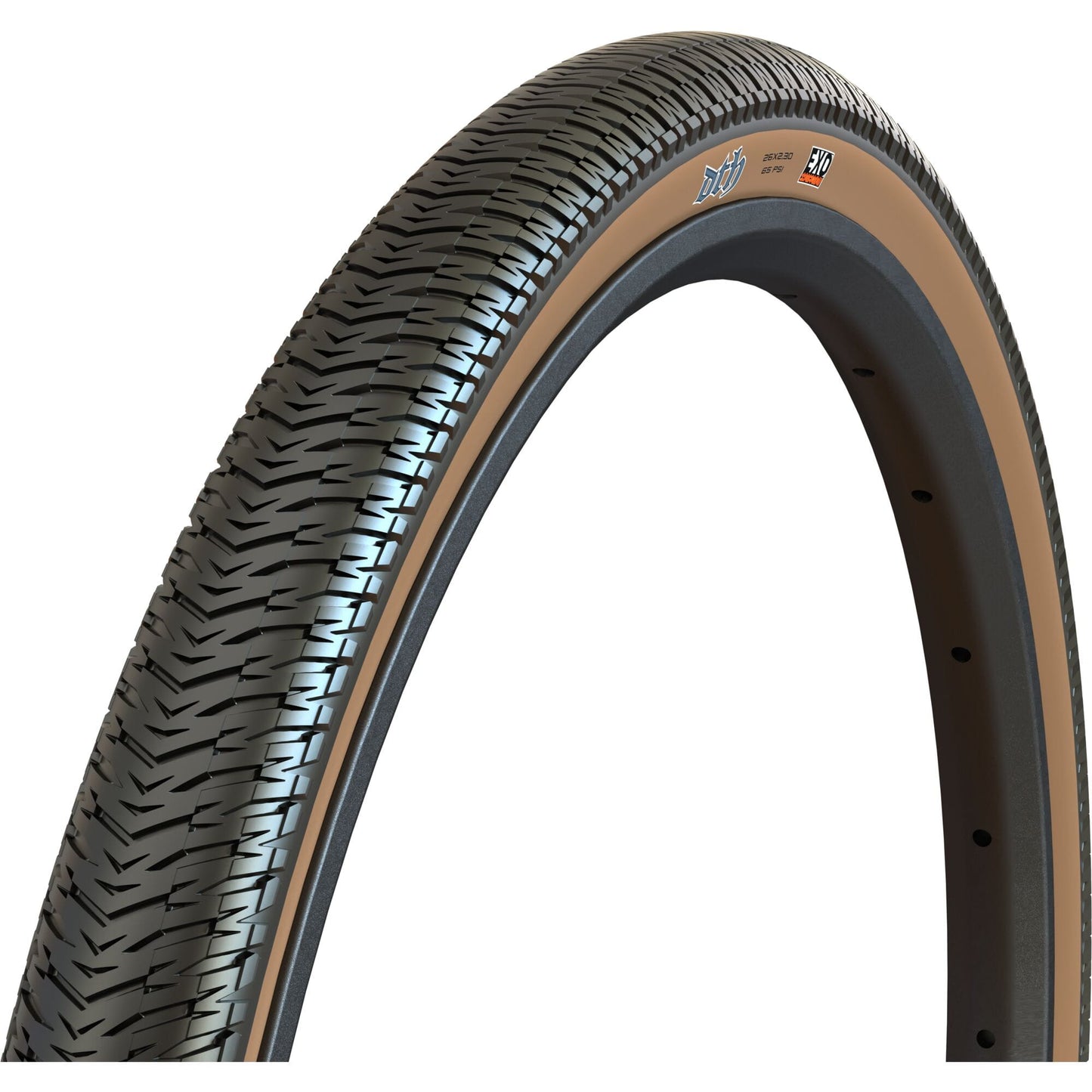 Maxxis DTH 26 X 2.30 60 TPI Folding Single Compound EXO Tanwall Tyre