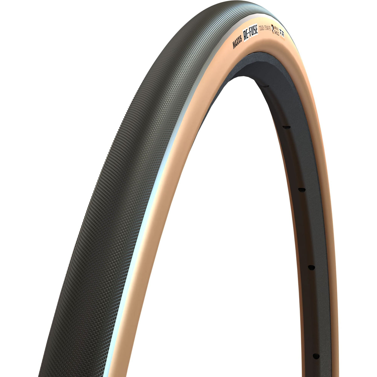 Maxxis Re-Fuse 700 x 32c 60 TPI Carbon Fibre Dual Compound Maxx Shield TR Skinwall Brown / 700 x 32c