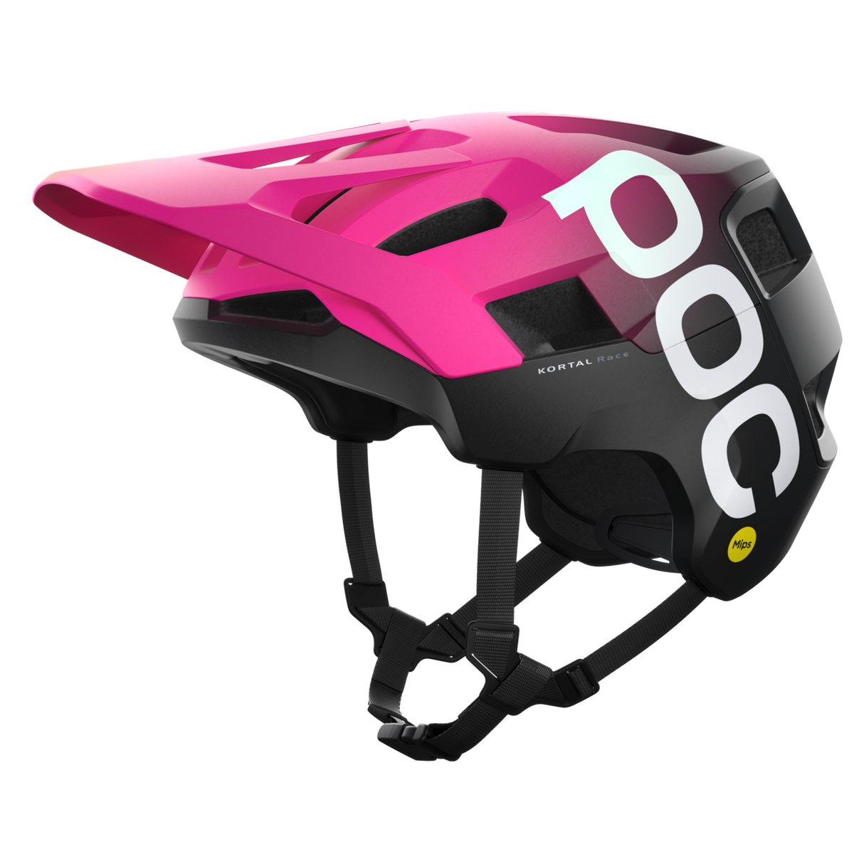 POC Kortal Race MIPS MTB Helmet Fluorescent Pink/Uranium Black Matt / L
