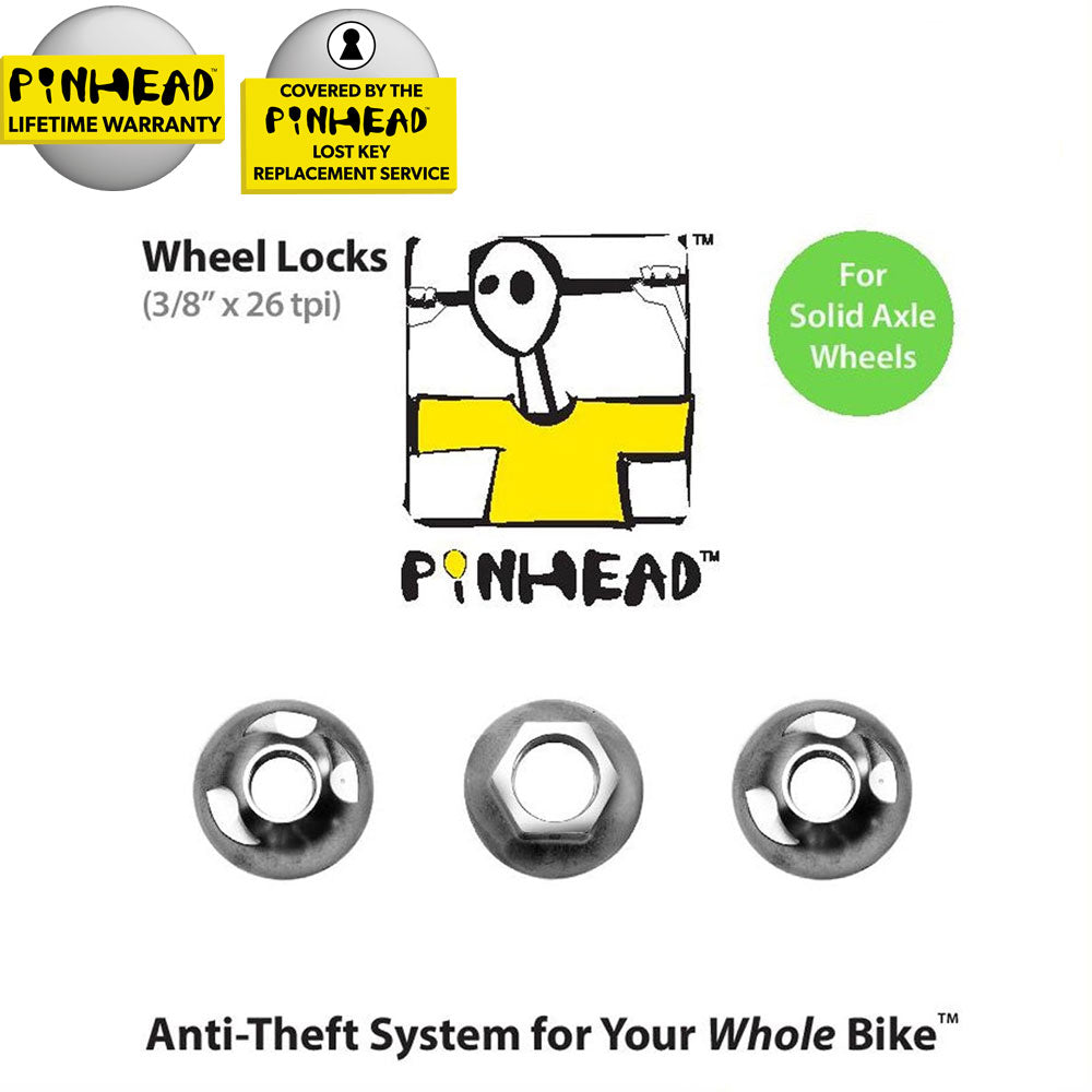 Pinhead Solid Axle Wheel Lock (3/8x26tpi)