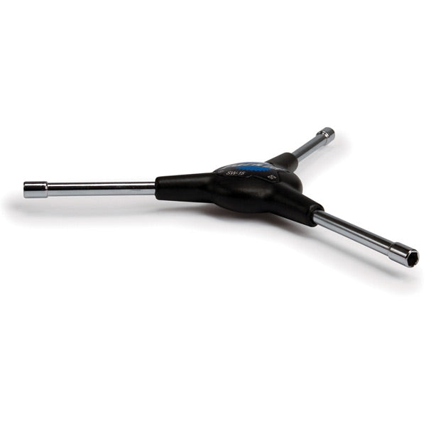Park Tool SW-15 - 3-Way Internal Nipple Wrench: Square Drive, 5mm & 5.5mm Hexes