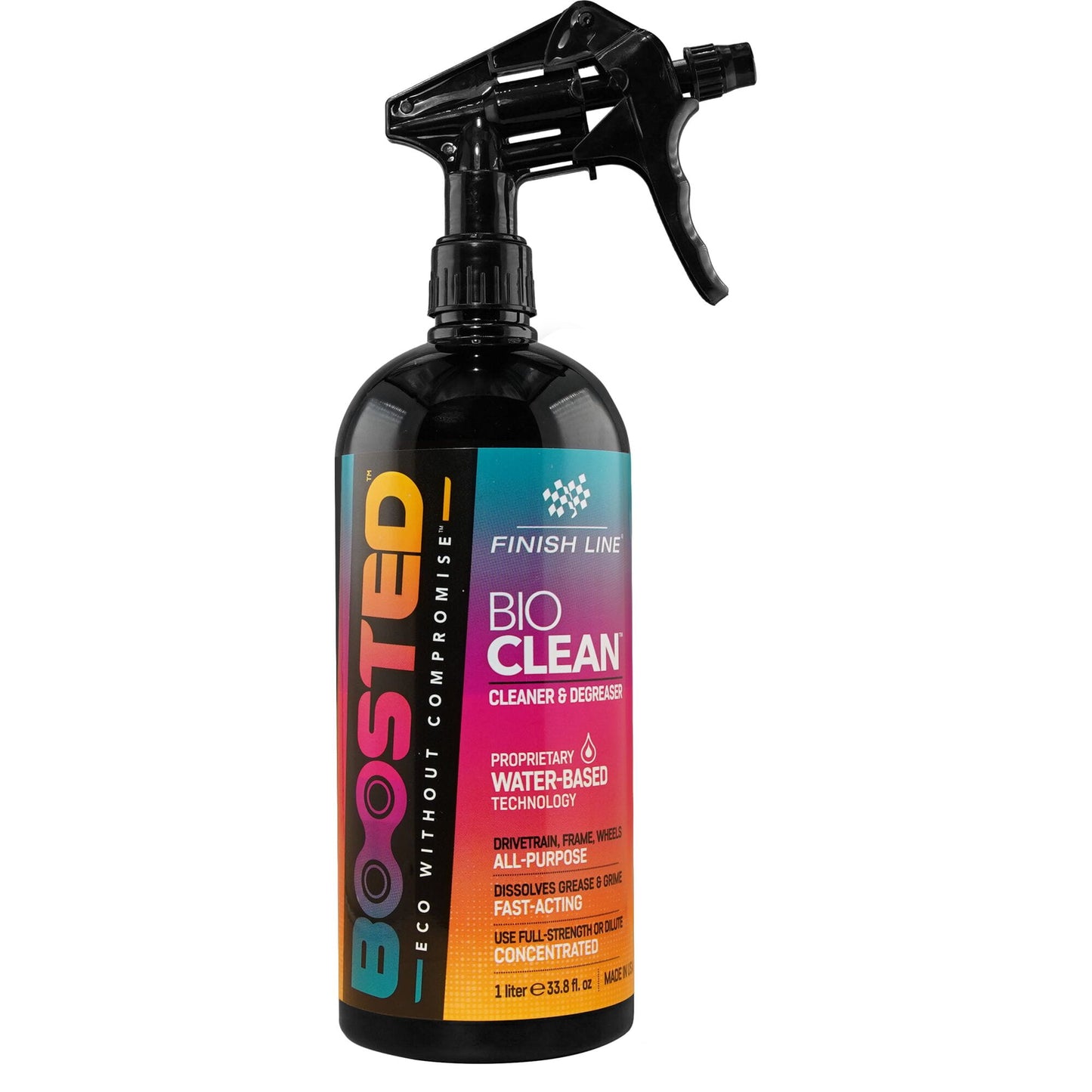 Finish Line BOOSTED™ - Bio Clean - Cleaner/Degreaser - 1 Liter - Bottle