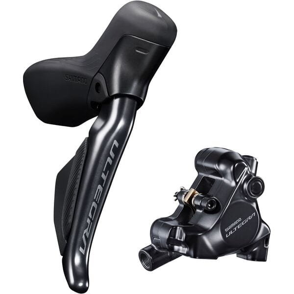 Shimano Ultegra ST-R8170 bled hydraulic disc, Di2 E-tube STI set, flat mount calliper, RH front