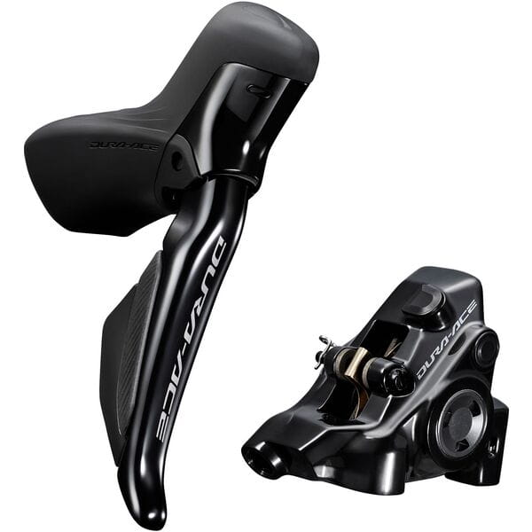 Shimano Dura-Ace ST-R9270 hydraulic disc, Di2 E-tube STI set, flat mount calliper, right front