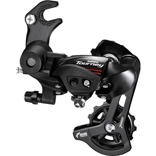 Shimano Tourney / TY RD-A070 7-speed road rear derailleur, with mounting bracket