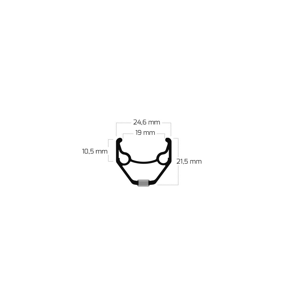 Ryde Zac 2000 26" Single Eyelet Rims