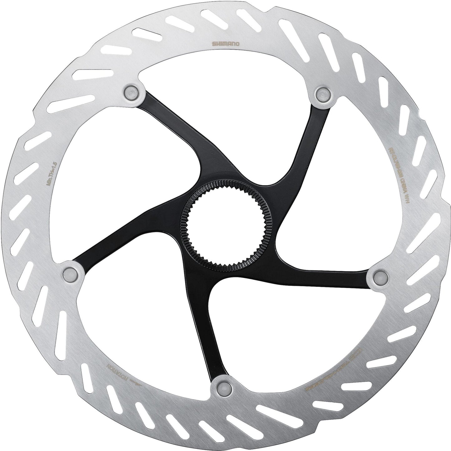 Shimano RT-CL700 Ice Tech rotor with internal lockring, 203 mm