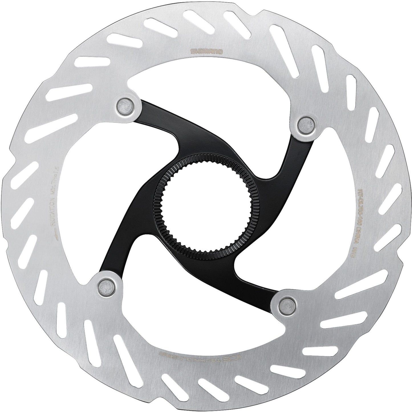 Shimano RT-CL700 Ice Tech rotor with internal lockring, 160 mm