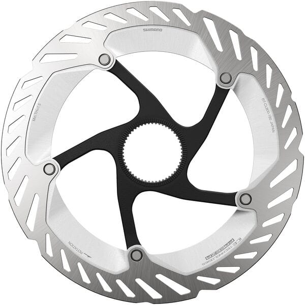 Shimano STEPS RT-CL800 Ice Tech FREEZA rotor with internal magnet lockring, 180 mm