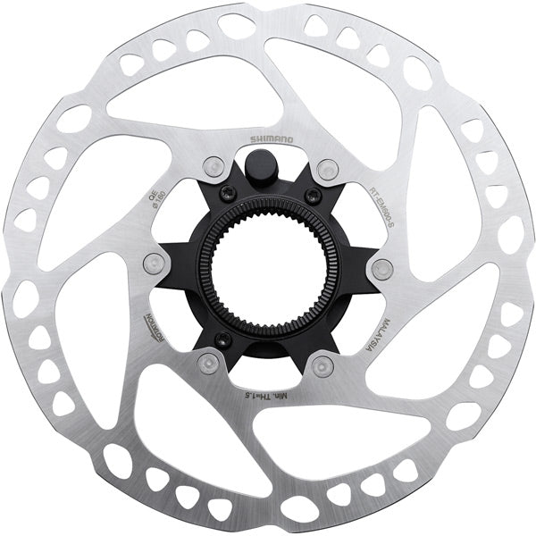 Shimano STEPS RT-EM600 Steps Center Lock disc rotor, external lockring and magnet - 160 mm