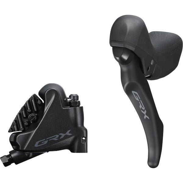 Shimano GRX BL-RX600 GRX hydraulic disc brake lever bled with BR-RX400 calliper, left