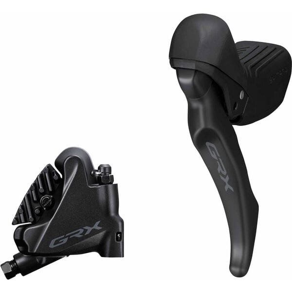 Shimano GRX BL-RX610 GRX hydraulic disc brake lever bled with BR-RX410 calliper, left