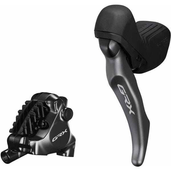 Shimano GRX ST-RX820-LA GRX dropper post lever bled with BR-RX820 calliper, left rear