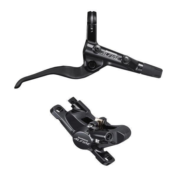 Shimano Alfine BR-S7000 Alfine bled brake lever/post mount calliper, black, right
