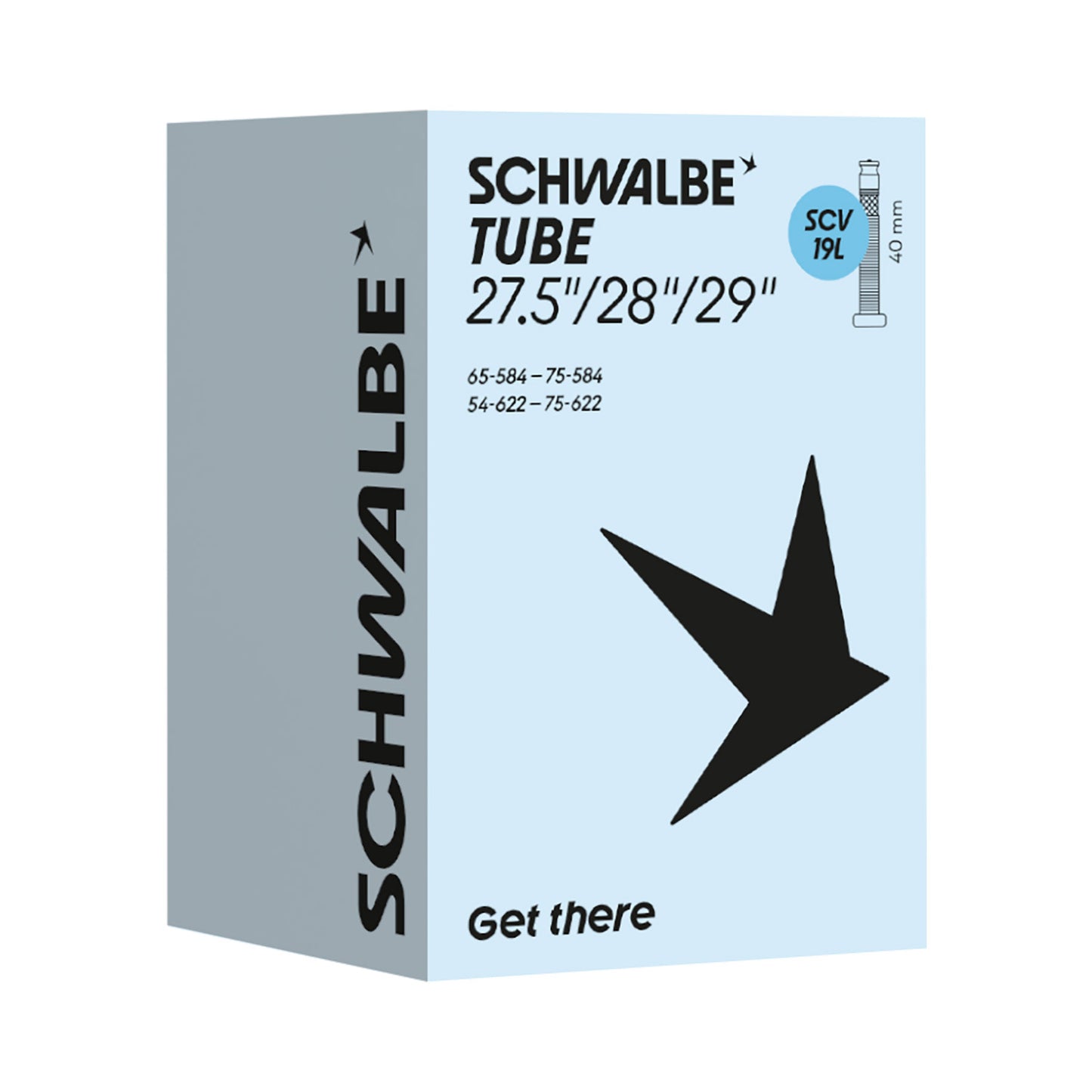 Schwalbe SCV19 27.5/28/29" Clik Valve Tubes