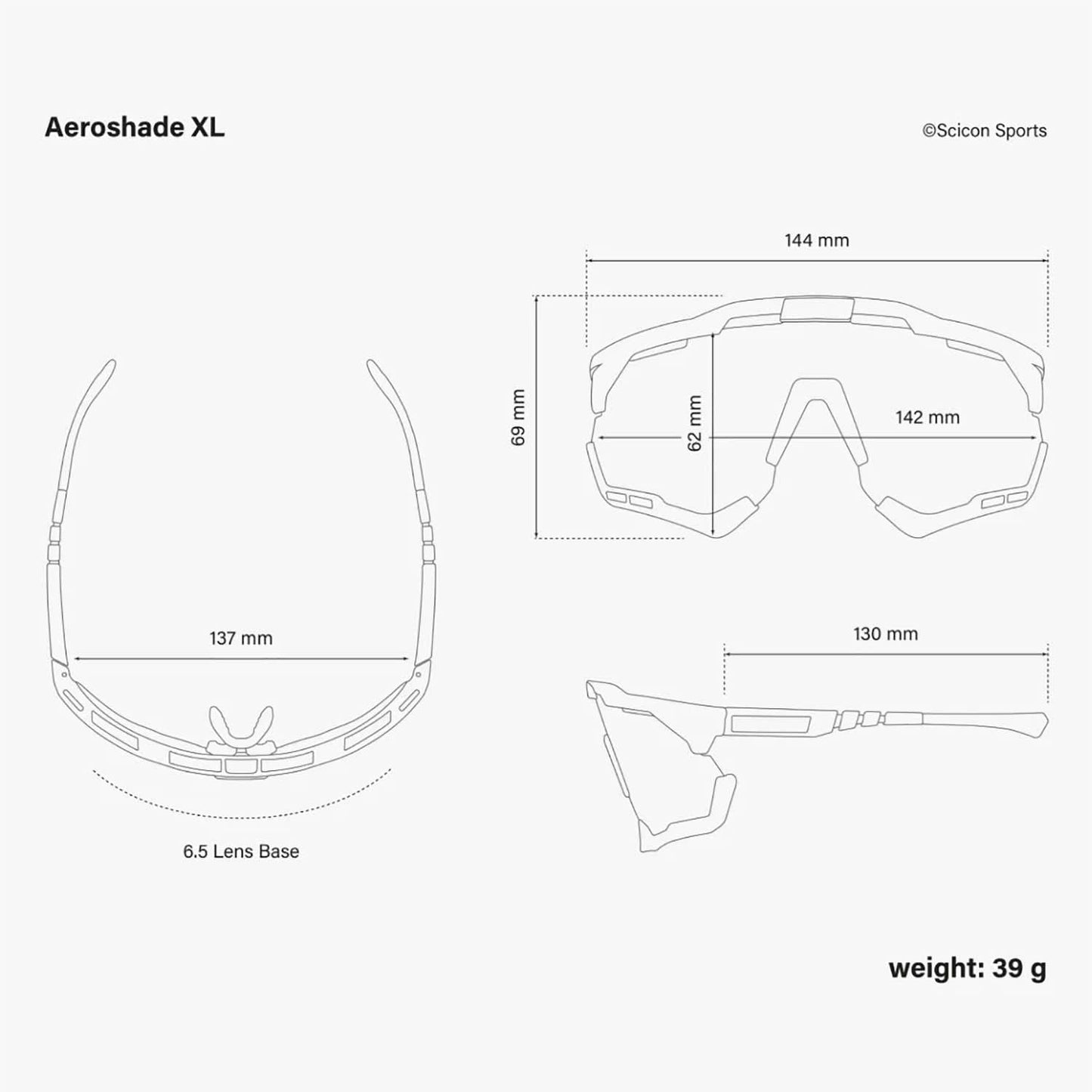 Scicon Sports Aeroshade XL Multimirror Black Sunglasses