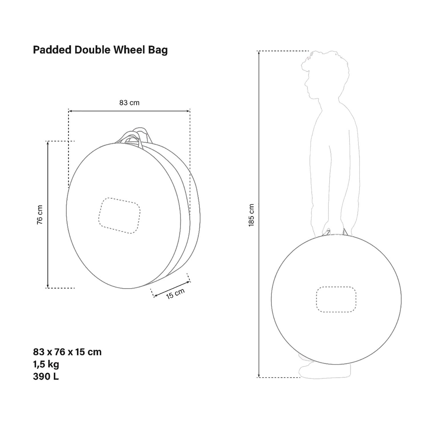 Scicon Sports Padded Double Wheel Bag