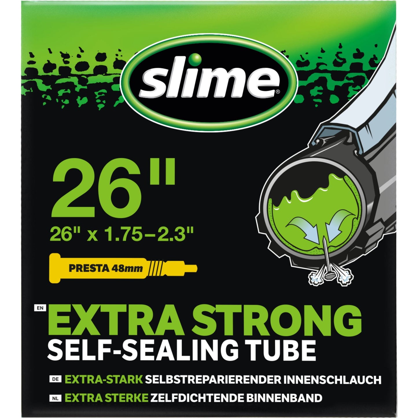 Slime Smart Tube - 26 x 1.75-2.30 inch - Presta Valve