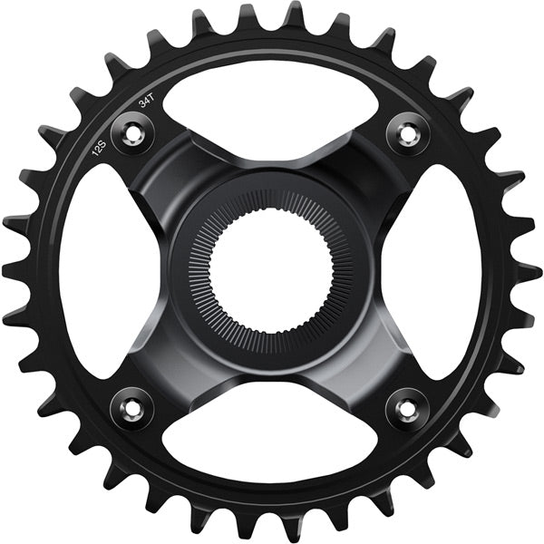 Shimano STEPS SM-CRE80-12-SB 12spd DCE single chainring 34T, w/o c/guard, chain line 56.5mm