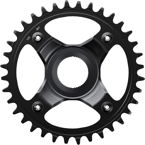 Shimano STEPS SM-CRE80-12-SB 12spd DCE single chainring 36T, w/o c/guard, chain line 56.5mm