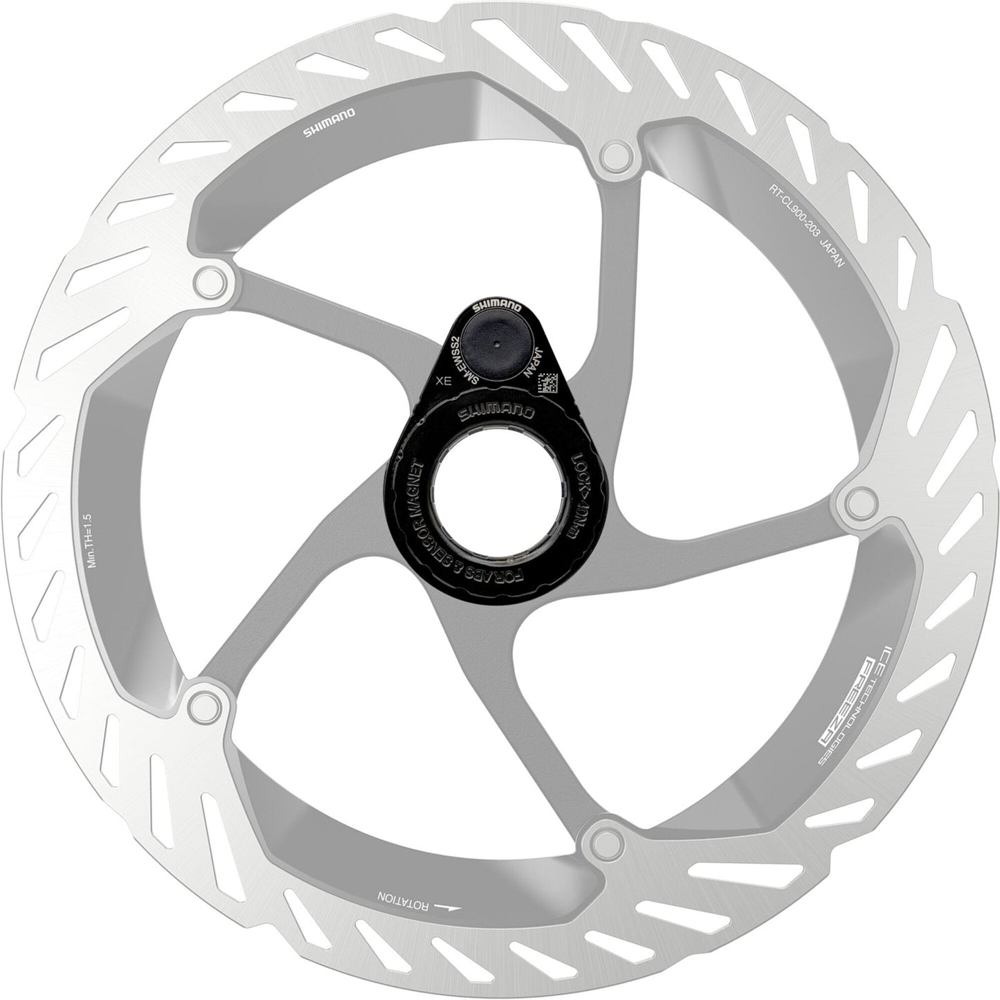 Shimano STEPS SM-EWSS2 Speed sensor magnet adapter, for Center Lock