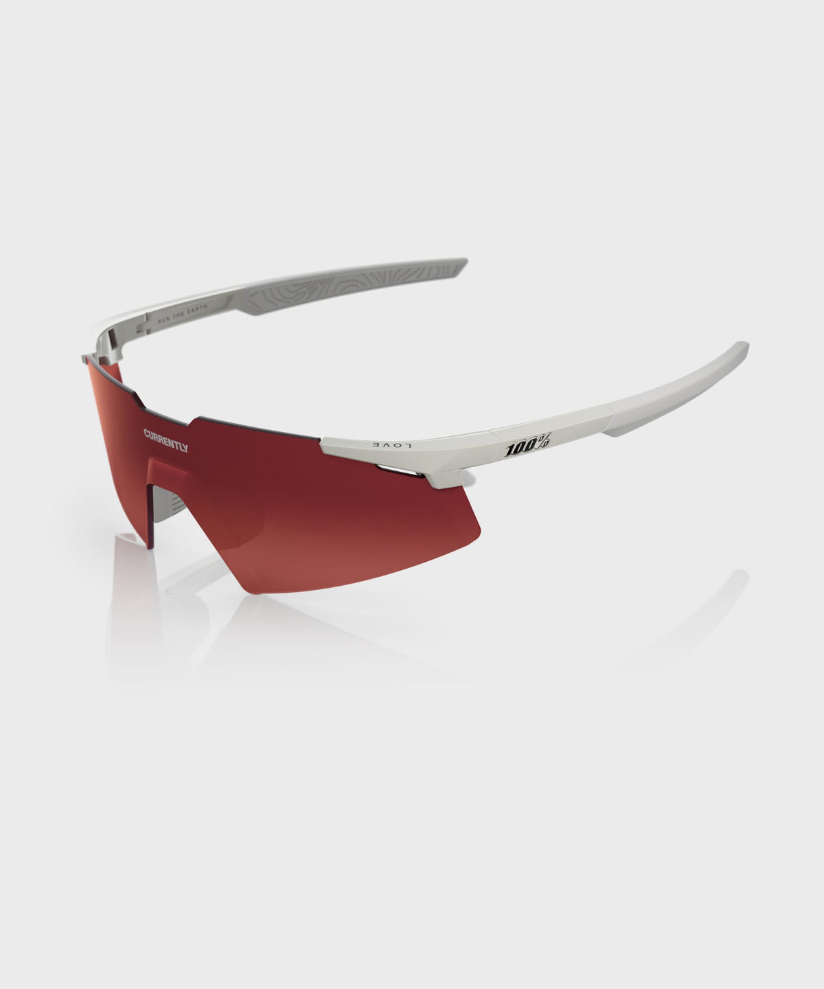 100% A2 Glasses Currently Running Marshmallow Brown/Red Gradien
