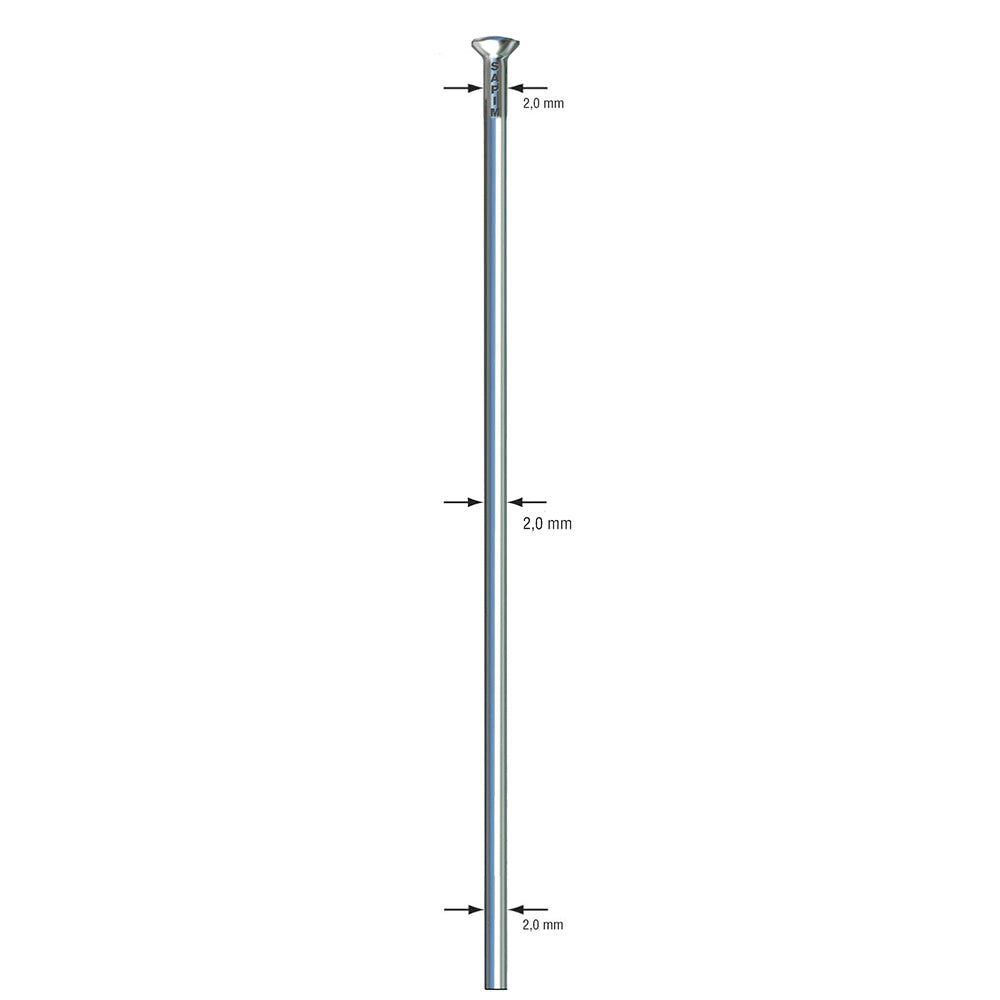 Sapim Leader Silver Straight Pull Uncut Spokes (500)